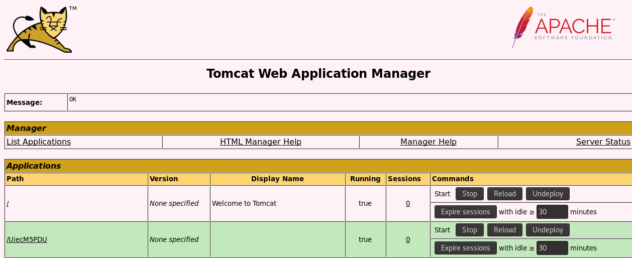 Tomcat Manager